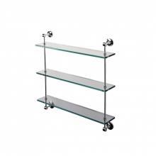 Waterworks 22-72085-76294 - Easton Triple Tier Shelf 24'' in Burnished