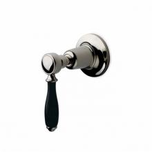 Waterworks 05-31020-49685 - Easton Classic Volume Control Valve Trim with Black Porcelain Lever Handle in Antique
