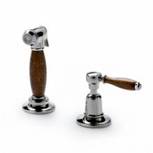 Waterworks 07-79927-24455 - Easton Classic Spray, Oak Lever Handle in Chrome Complies, 0.25%