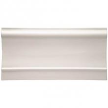Waterworks 02-03087-43851 - Cottage Wainscot Base 6'' x 12'' in Dover White Glossy Solid