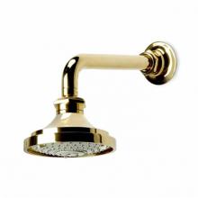 Waterworks 05-08417-95773 - Henry 5 1/8''  Shower Head, Arm and Flange with Adjustable Spray in Unlacquered