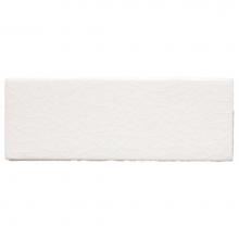Waterworks 02-34031-65739 - Architectonics Handmade Field Tile 1 1/2 x 4 1/4 in Matte White Matte Solid