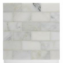Waterworks 03-51936-34684 - Studio Stone 1 7/8'' x 3 3/4'' Staggered Mosaic in Graphite