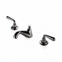 Waterworks 07-03435-82428 - Opus Low Profile Three Hole Deck Mounted Lavatory Faucet with Metal Lever
