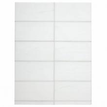 Waterworks 01-06270-06991 - Repose 3'' x 6'' Stacked Mosaic in Clover Glossy