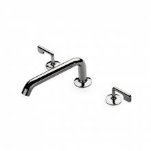 Waterworks 09-55564-56564 - .25 Low Profile Concealed Tub Filler with Metal Lever Handles in Burnished