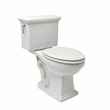 Waterworks 14-74713-76132 - Otis Two Piece High Efficiency Elongated Watercloset in Bright White with Molded Wood Seat and