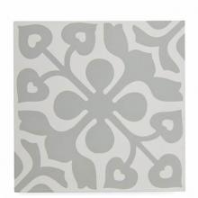 Waterworks 04-99797-48924 - Promenade Decorative Field Tile Clover Wheel 4'' x 4'' Matte