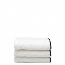 Waterworks 33-76691-22588 - Gotham Cotton Wash Towel in White/Black
