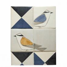 Waterworks 02-81636-07052 - RedBank Decorative Field Tile Tweet 6'' x