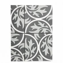 Waterworks 04-34561-90501 - Promenade Decorative Field Tile Dandelion 8'' x 8'' Matte
