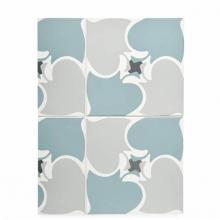 Waterworks 04-89598-78275 - Promenade Decorative Field Tile Liana 8'' x 8'' Matte