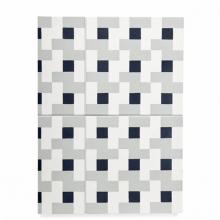 Waterworks 04-51858-06987 - Promenade Decorative Field Tile Crossword 8'' x 8'' Matte
