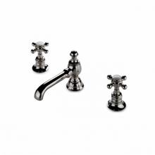 Waterworks 07-01589-49310 - Julia Low Profile Three Hole Deck Mounted Lavatory Faucet with Metal Cross Handles Complies with