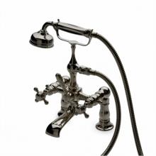 Waterworks 09-78016-16070 - Julia Exposed Tub Filler With Handshower and Metal Lever Diverter in Matte