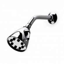 Waterworks 05-31103-84933 - Universal 3 1/2 Shower Head, Arm and Flange with Adjustable Spray in Burnished Nickel, 2.5gpm
