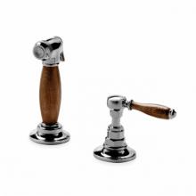 Waterworks 07-66000-31892 - Easton Vintage Spray, Oak Lever Handle in Chrome Complies, 0.25%