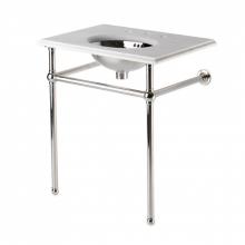 Waterworks 12-91848-44494 - Universal Metal Round Two Leg Single Washstand 28'' x 19 15/16'' x 31