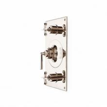 Waterworks 05-92645-41678 - Henry Metal Lever Handle Thermostatic with Metal Cross Handle Shutoffs Trim in