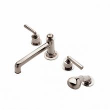 Waterworks 09-99382-78904 - Low Profile Concealed Tub Filler With Handshower and Metal Lever Handles in Matte