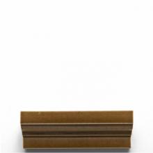 Waterworks 02-41299-72155 - District Tile Square Rail 2'' x 6'' in Lagoon Glossy