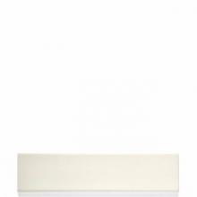 Waterworks 02-12287-81081 - Cottage Decorative Field Tile Coutil Bullnose Single (Long) 3 x 12 in Shale Glossy