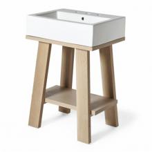 Waterworks 12-53877-55713 - Arden Single Washstand Only 23 3/4 x 18 1/2 x 29 in White Oak