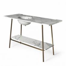 Waterworks 12-33610-06683 - Rowan Single Washstand 45 1/2 x 20 3/4 x 33 1/2 in Matte Nickel