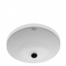 Waterworks 11-70544-13298 - Manchester Undermount Oval Vitreous China Lavatory Sink Double Glazed 20 1/2 x 17 x 8 in Cool Whit