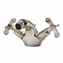 Waterworks 08-39873-51048 - Henry One Hole Bidet Fitting with Cross Handles in