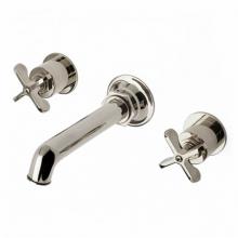 Waterworks 07-46008-20106 - Henry Wall Mounted Lavatory Faucet with Cross Handles in