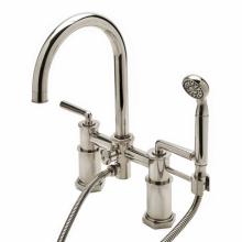 Waterworks 09-61858-92706 - UK WRAS Henry Deck Mounted Exposed Tub Filler with Handshower and Metal Lever Handles in