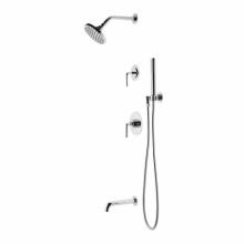 Waterworks 05-16040-94303 - Flyte Pressure Balance Shower Package with 6'' Rain Shower Head, Handshower, Tub Spout