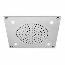 Waterworks 05-58509-35977 - Universal Ceiling Mounted 12'' Recessed Square Shower Head with White Light in Matte