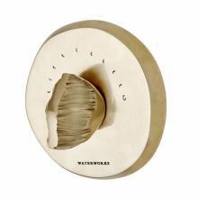 Waterworks 05-98048-20614 - Isla Thermostatic Control Valve Trim with Metal Petra Handle in Vintage Brass