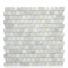 Waterworks 03-95475-34704 - Studio Stone 2cm Staggered Mosaic in Eclipse Polished