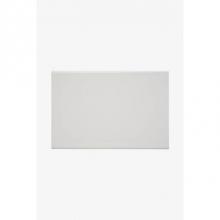 Waterworks 02-19945-84814 - Archive Field Tile 6 x 9 Bullnose Single (Short) in White Glossy Solid