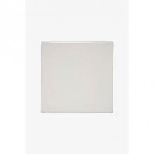 Waterworks 02-91019-91670 - Archive Field Tile 6 x 6 Bullnose Single in White Glossy Solid