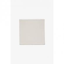 Waterworks 02-60598-31665 - Archive Field Tile 4 1/4 x 4 1/4 Bullnose Single in White Glossy Solid
