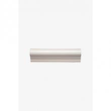 Waterworks 02-68171-46159 - Archive Broadway C Rail 1 5/8 x 6 V-Cap in White Matte Solid