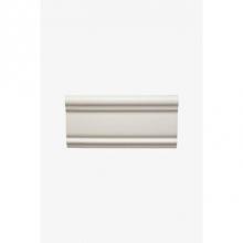 Waterworks 02-26339-81041 - Archive Fifth Avenue Two Leg A Rail 2 7/8 x 6 Stopend (Left)  in White Glossy Solid