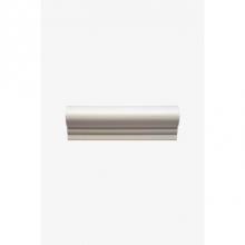 Waterworks 02-02425-49471 - Archive Columbus Avenue A Rail 1 7/8 x 6 V-Cap Stopend (Left) in Gray Glossy Wash