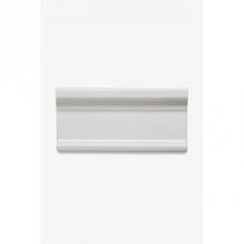 Waterworks 02-70193-90264 - Claypaper Belmont Rail 3 x 6 in Cocoa Glossy Wash