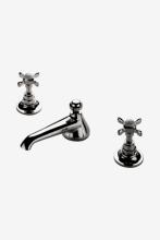 Waterworks 07-64269-81858 - Easton Vintage Low Profile Three Hole Deck Mounted Lavatory Faucet with Metal Cross Handles in