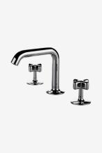 Waterworks 07-44158-96930 - .25 High Profile Three Hole Deck Mounted Lavatory Faucet with Metal Cross Handles in Shadow,