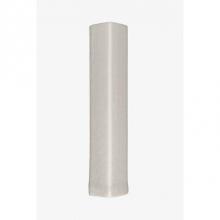 Waterworks 02-75417-66308 - Architectonics Handmade Long Outside Square Beak 1 x 6 1/2 in Blackout Matte Solid