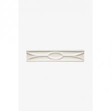 Waterworks 02-70407-64379 - Architectonics Handmade Chinoiserie Ovalette Border Outcorner in Cadet Glossy Crackle