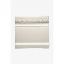 Waterworks 02-99310-31305 - Architectonics Handmade Foliage Standard Base 5 3/4 x 6 Finished and Glazed (Left) in Pumice Gloss