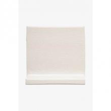 Waterworks 02-90643-94314 - Architectonics Handmade Cove Base 4 1/4 x 4 1/4 in Whitecap Glossy Solid