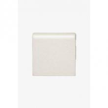 Waterworks 02-26400-85001 - Architectonics Handmade Field Tile 3 x 3 Bullnose Single in Sprite  Glossy Solid
